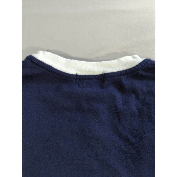 Polo Ralph Lauren Boys/Teens L (14‑16) Crest Logo T‑Shirt Red Navy Sleeve - Picture 10 of 15